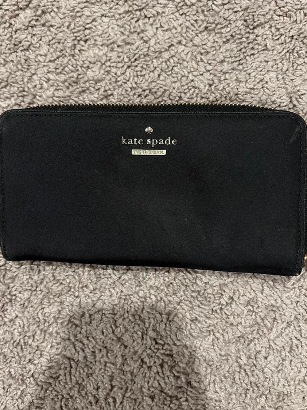 kate spade Black Zip-Around Wallet